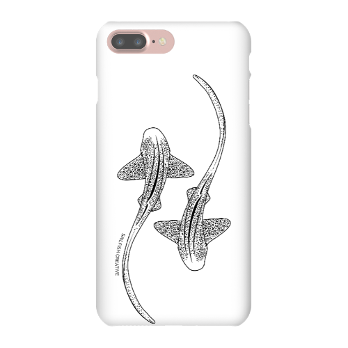 iPhone Snap Phone Case - Leopard Sharks Outline - Sailfish Creative