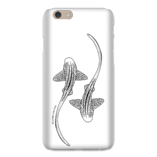 iPhone Phone Case - Leopard Sharks Outline