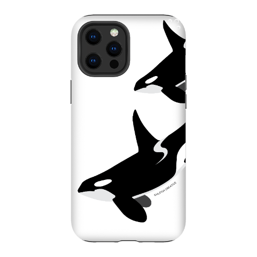 iPhone Tough Phone Case - Orca Killer Whale White - Sailfish Creative
