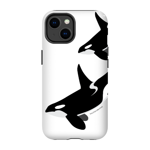 iPhone Tough Phone Case - Orca Killer Whale White - Sailfish Creative
