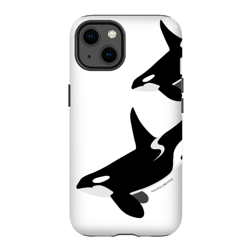 iPhone Tough Phone Case - Orca Killer Whale White - Sailfish Creative