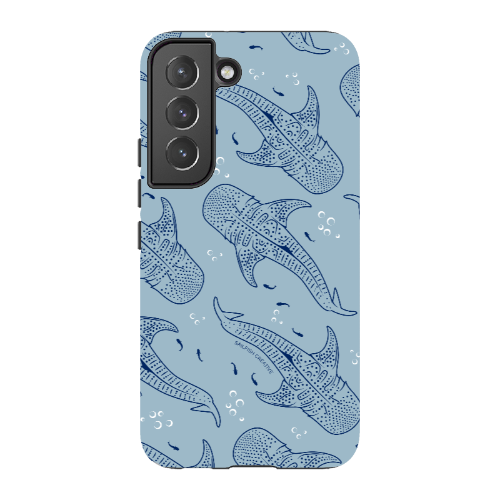 Samsung Tough Case - Whale Sharks Pattern Bluer - Sailfish Creative