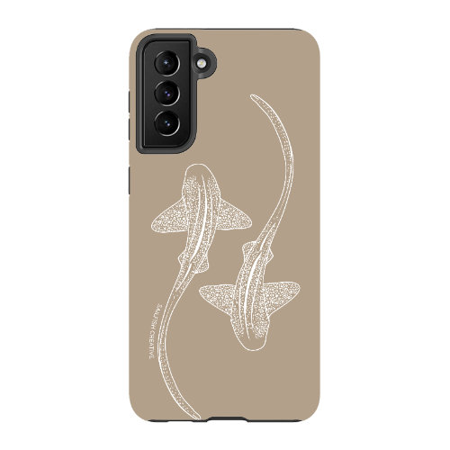 Samsung Tough Case - Leopard Sharks Outline Natural