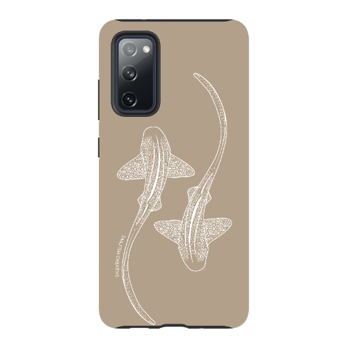 Samsung Tough Case - Leopard Sharks Outline Natural