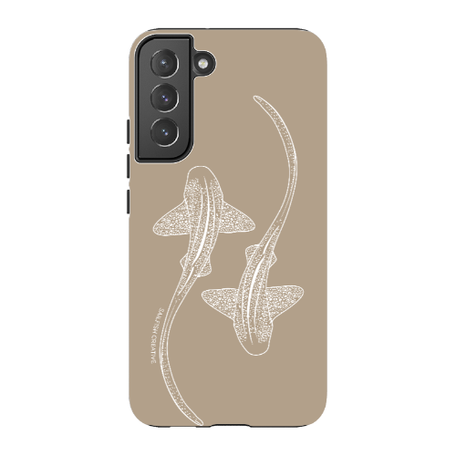 Samsung Tough Case - Leopard Sharks Outline Natural