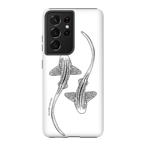 Samsung Tough Case - Leopard Sharks Outline - Sailfish Creative