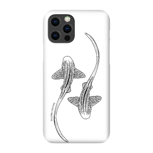 iPhone Snap Phone Case - Leopard Sharks Outline - Sailfish Creative