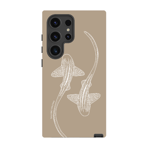 Samsung Tough Case - Leopard Sharks Outline Natural