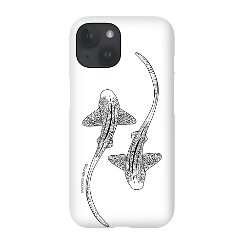 iPhone Snap Phone Case - Leopard Sharks Outline - Sailfish Creative