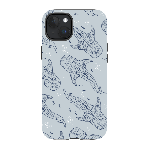 iPhone MagSafe Tough Phone Case - Whale Sharks Pattern - Sailfish Creative