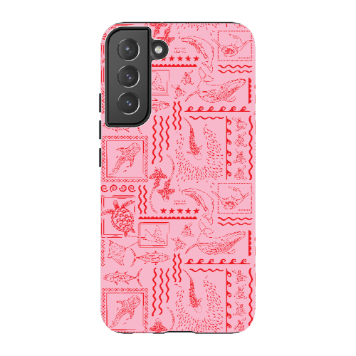 Samsung Tough Case - Busy Print Pinks