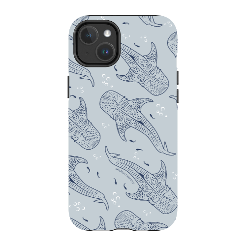 iPhone MagSafe Tough Phone Case - Whale Sharks Pattern - Sailfish Creative