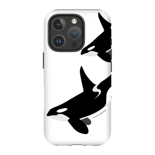 iPhone Tough Phone Case - Orca Killer Whale White - Sailfish Creative