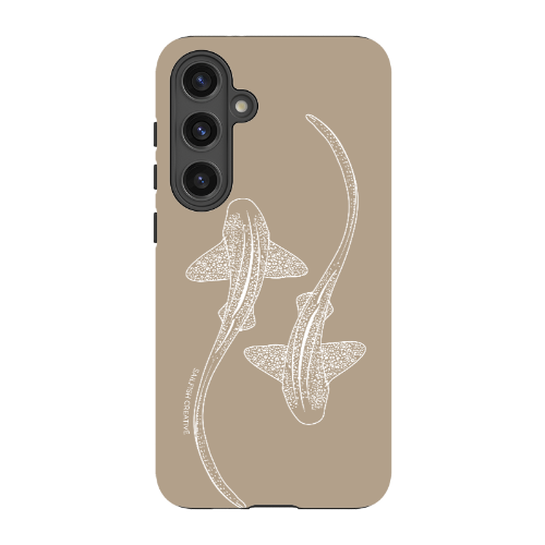 Samsung Tough Case - Leopard Sharks Outline Natural