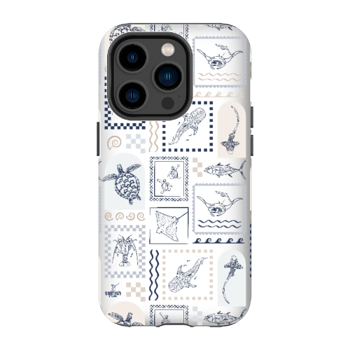 iPhone Tough Phone Case - Arches Print Beige
