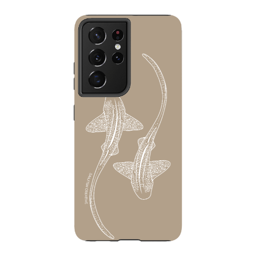 Samsung Tough Case - Leopard Sharks Outline Natural