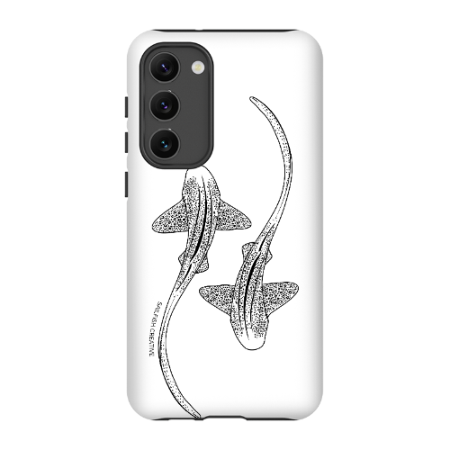 Samsung Tough Case - Leopard Sharks Outline - Sailfish Creative