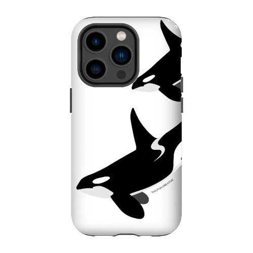 iPhone Tough Phone Case - Orca Killer Whale White - Sailfish Creative