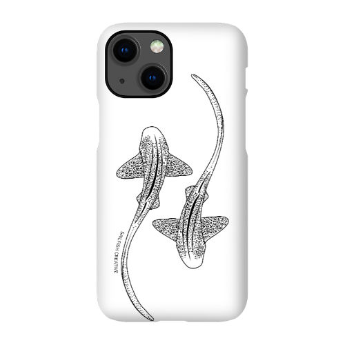 iPhone Snap Phone Case - Leopard Sharks Outline - Sailfish Creative