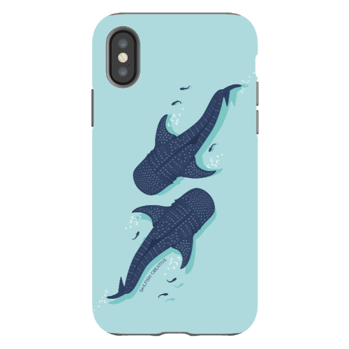 iPhone Tough Phone Case - Whale Sharks