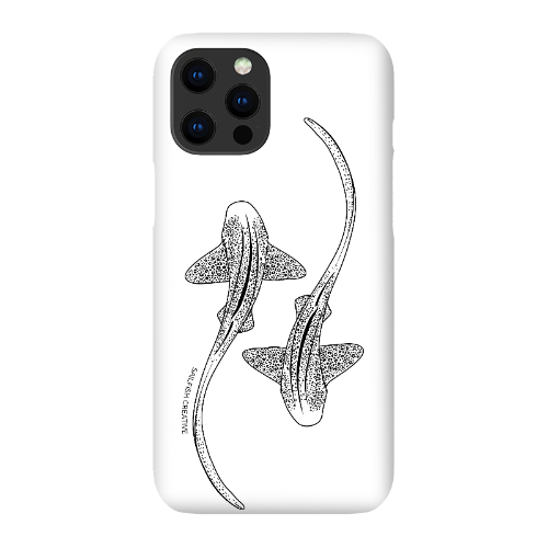 iPhone Snap Phone Case - Leopard Sharks Outline - Sailfish Creative