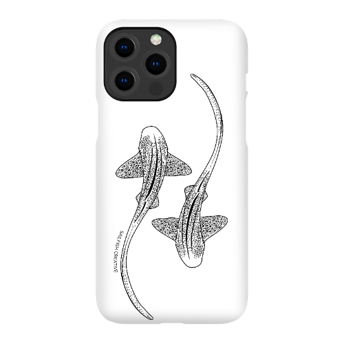 iPhone Snap Phone Case - Leopard Sharks Outline - Sailfish Creative