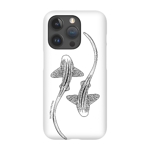 iPhone Snap Phone Case - Leopard Sharks Outline - Sailfish Creative