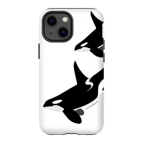 iPhone Tough Phone Case - Orca Killer Whale White - Sailfish Creative