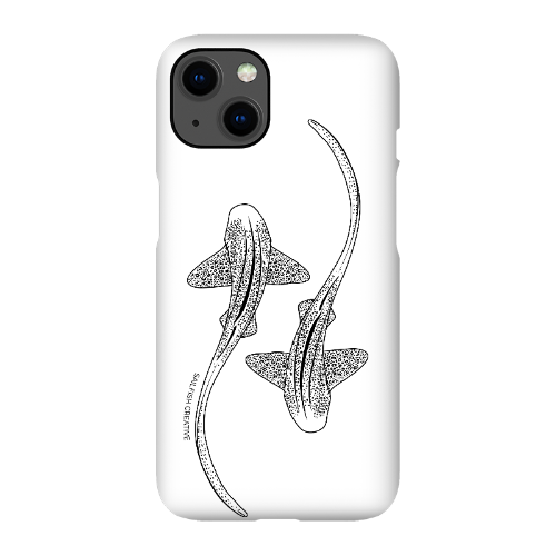 iPhone Snap Phone Case - Leopard Sharks Outline - Sailfish Creative