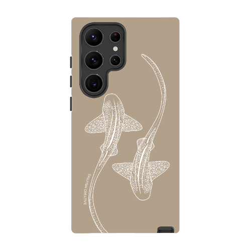 Samsung Tough Case - Leopard Sharks Outline Natural