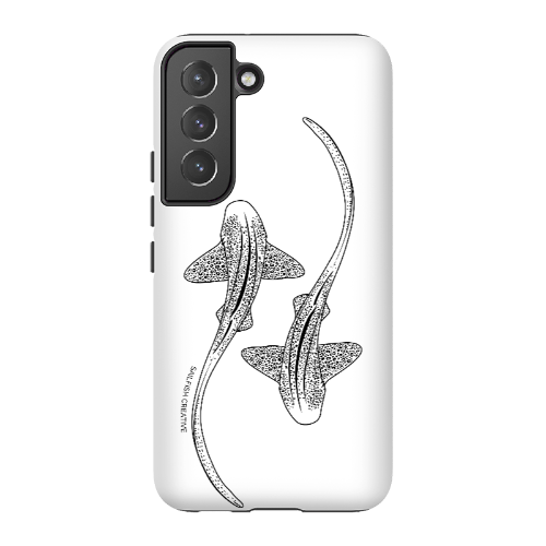Samsung Tough Case - Leopard Sharks Outline - Sailfish Creative