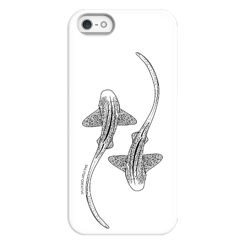 iPhone Phone Case - Leopard Sharks Outline