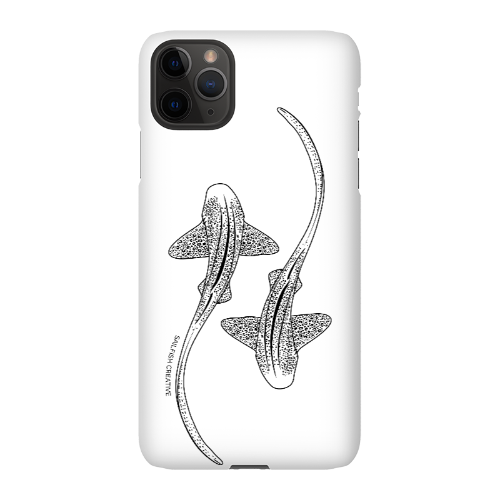 iPhone Snap Phone Case - Leopard Sharks Outline - Sailfish Creative