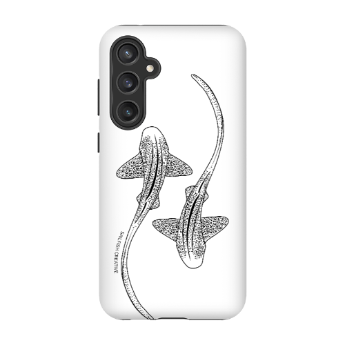 Samsung Tough Case - Leopard Sharks Outline - Sailfish Creative