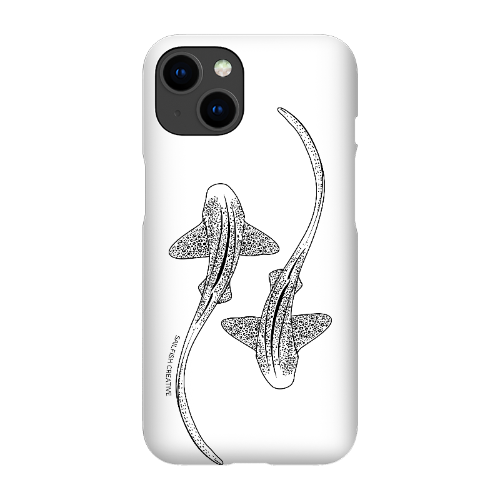 iPhone Snap Phone Case - Leopard Sharks Outline - Sailfish Creative
