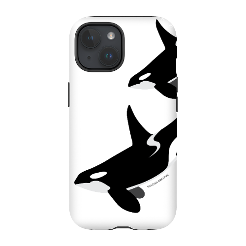 iPhone Tough Phone Case - Orca Killer Whale White - Sailfish Creative