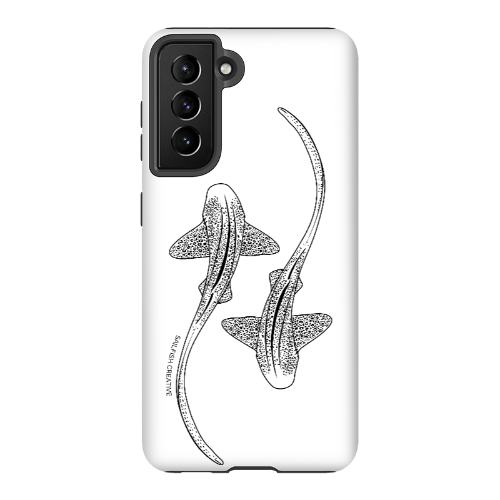 Samsung Tough Case - Leopard Sharks Outline - Sailfish Creative