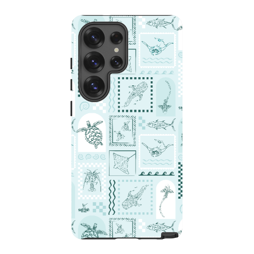 Samsung Tough Case - Arches Print Teal