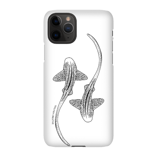 iPhone Snap Phone Case - Leopard Sharks Outline - Sailfish Creative