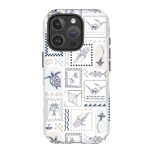 iPhone Tough Phone Case - Arches Print Beige
