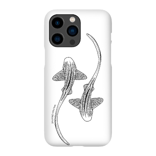 iPhone Snap Phone Case - Leopard Sharks Outline - Sailfish Creative