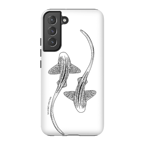 Samsung Tough Case - Leopard Sharks Outline - Sailfish Creative