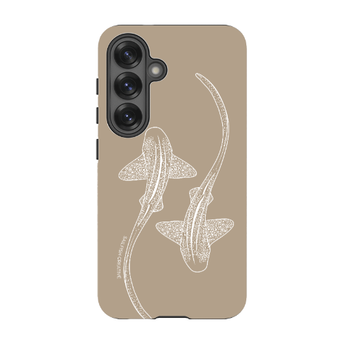 Samsung Tough Case - Leopard Sharks Outline Natural