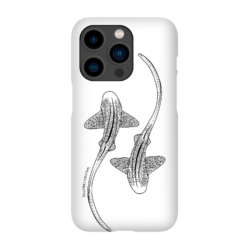 iPhone Snap Phone Case - Leopard Sharks Outline - Sailfish Creative