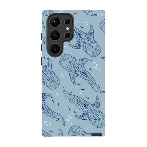 Samsung Tough Case - Whale Sharks Pattern Bluer - Sailfish Creative