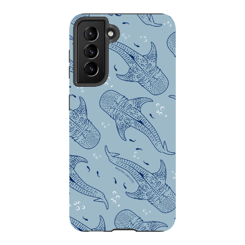 Samsung Tough Case - Whale Sharks Pattern Bluer - Sailfish Creative