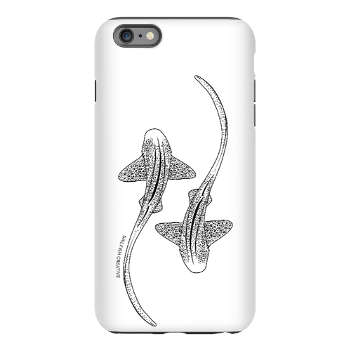 iPhone Phone Case - Leopard Sharks Outline