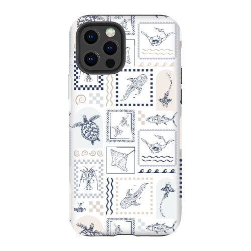 iPhone Tough Phone Case - Arches Print Beige