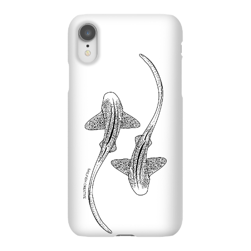 iPhone Phone Case - Leopard Sharks Outline