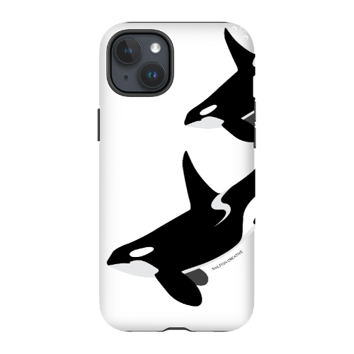 iPhone Tough Phone Case - Orca Killer Whale White - Sailfish Creative
